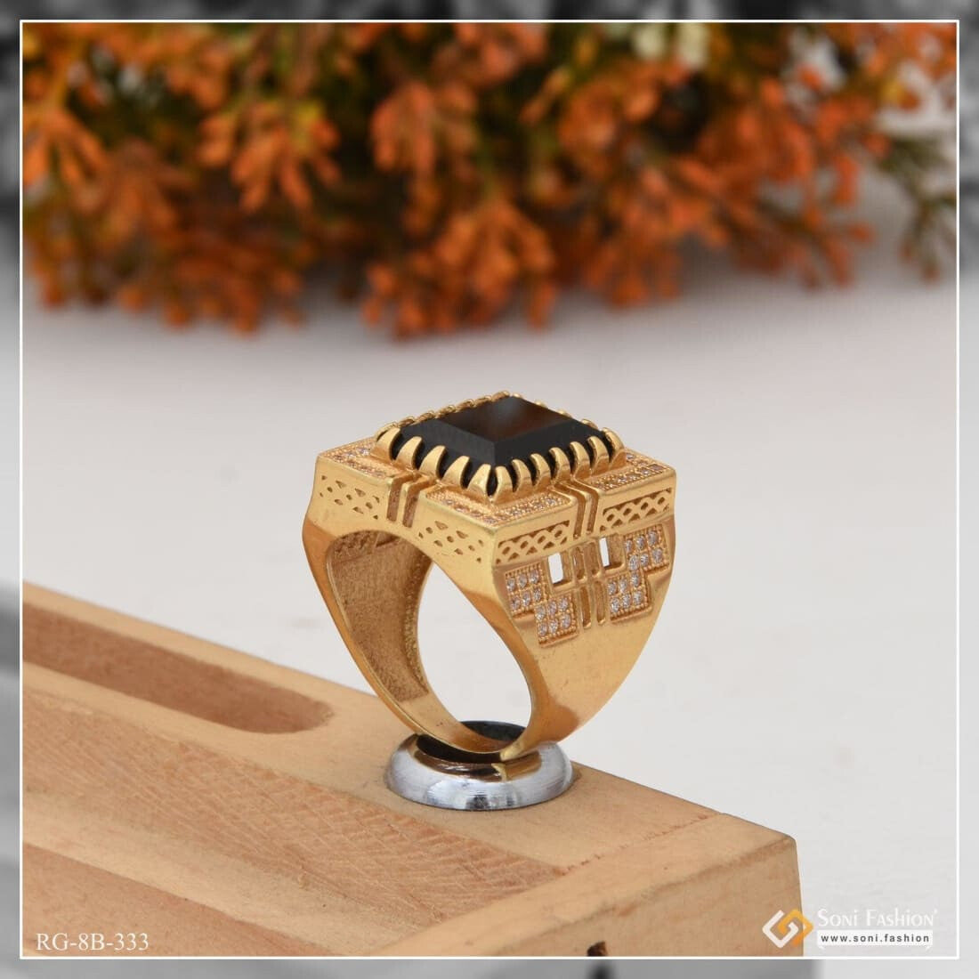 Gold Dash Jewellery - 18kt Yellow Gold Signet Ring Zirconium stones Weight:  3.19grms Price(13/05/2020): Rs 8,700 | Facebook
